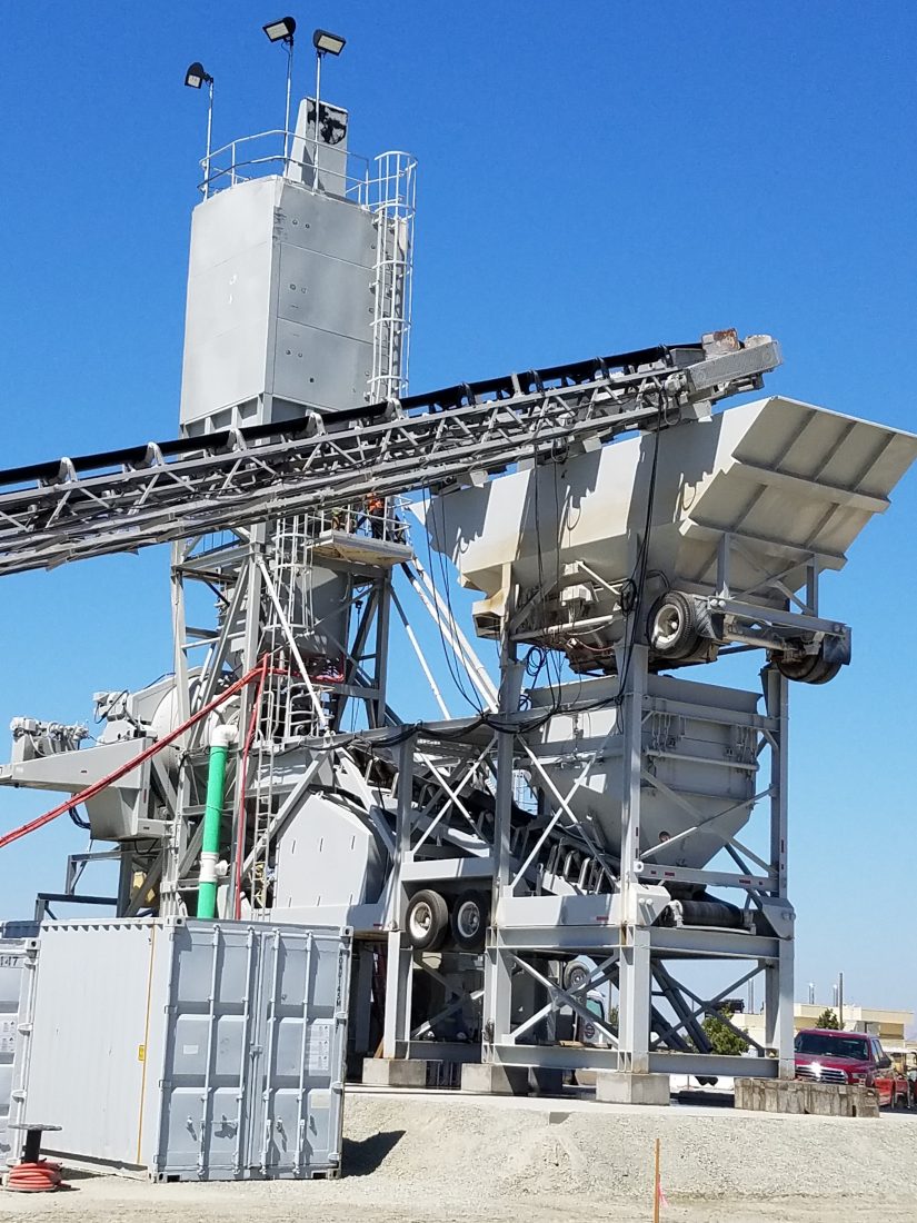 Rex Model S refurbished concrete plant after picture