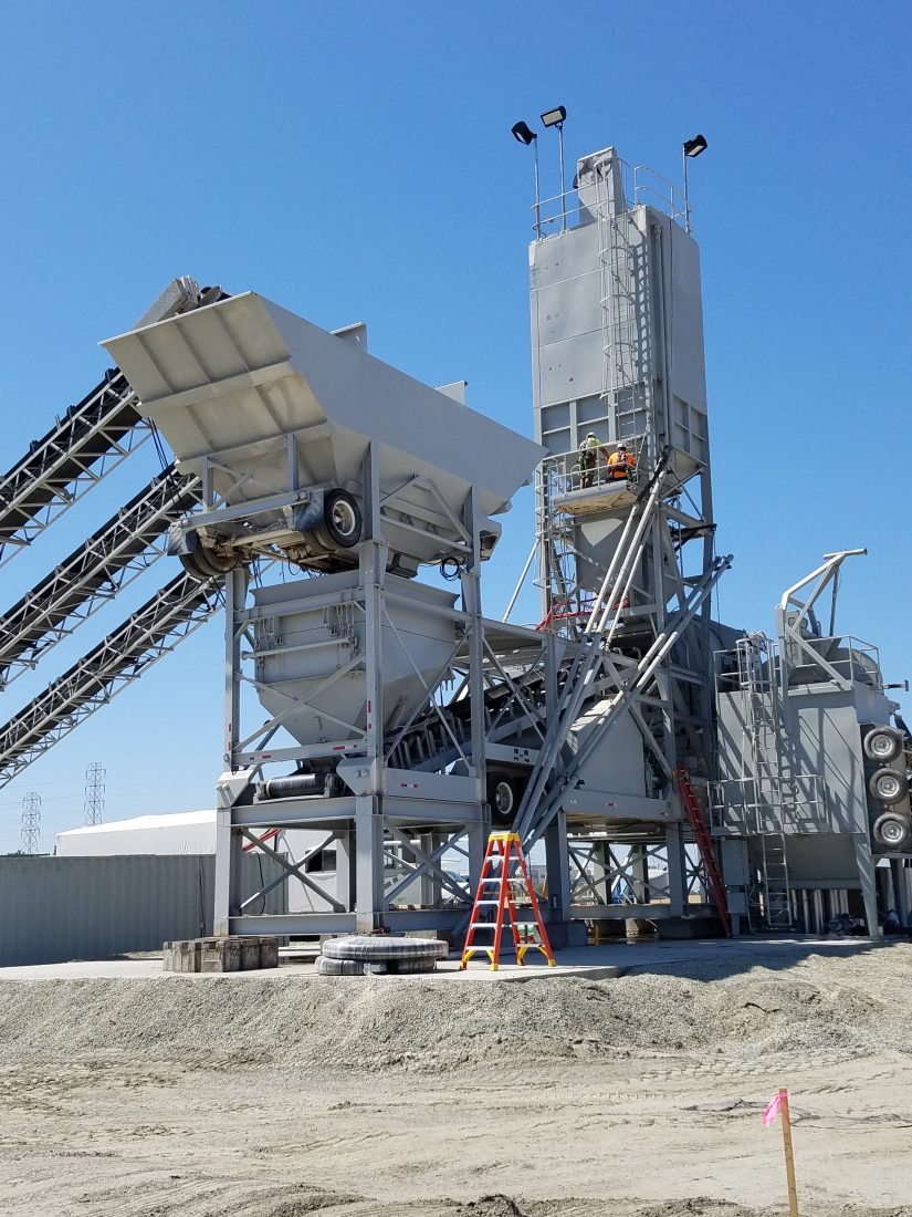Rex Model S refurbished concrete plant after picture